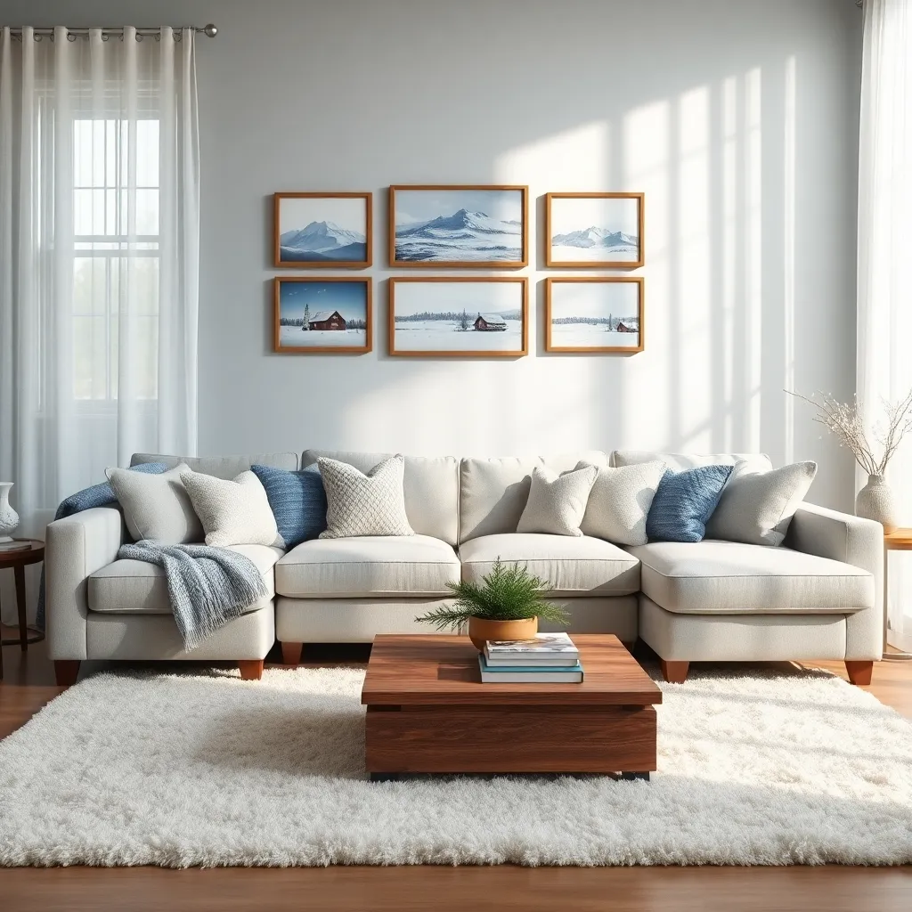 Display Winter-Themed Artwork