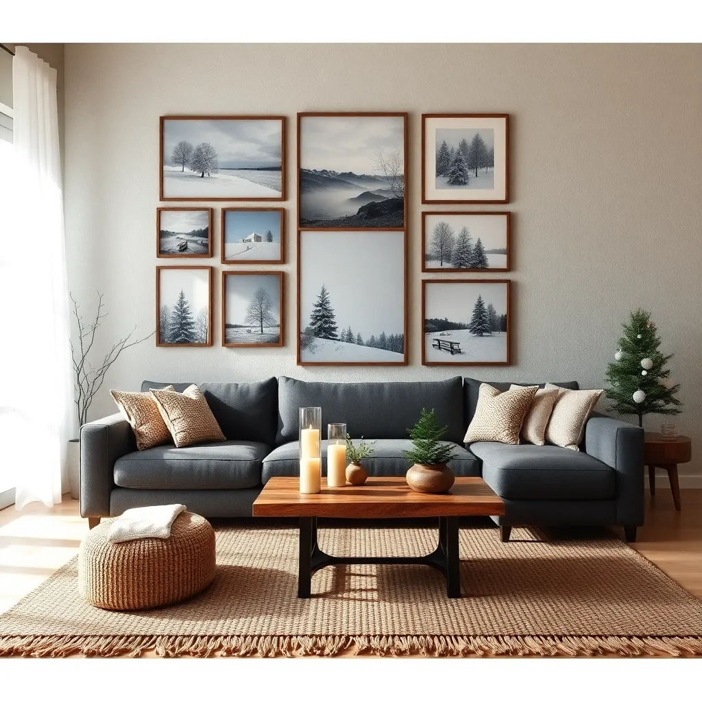 Display Winter-Themed Artwork
