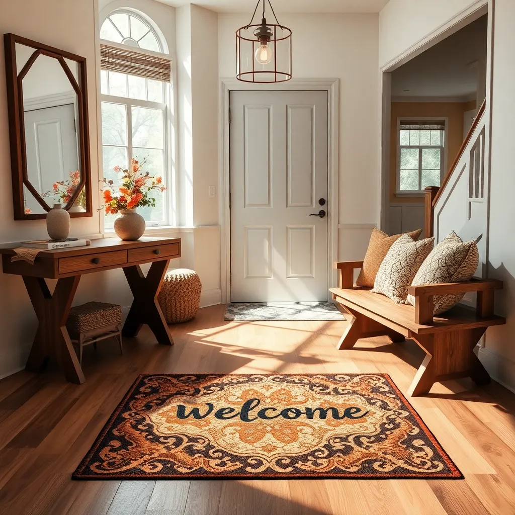 Personalized Welcome Mats (Inviting Touch)