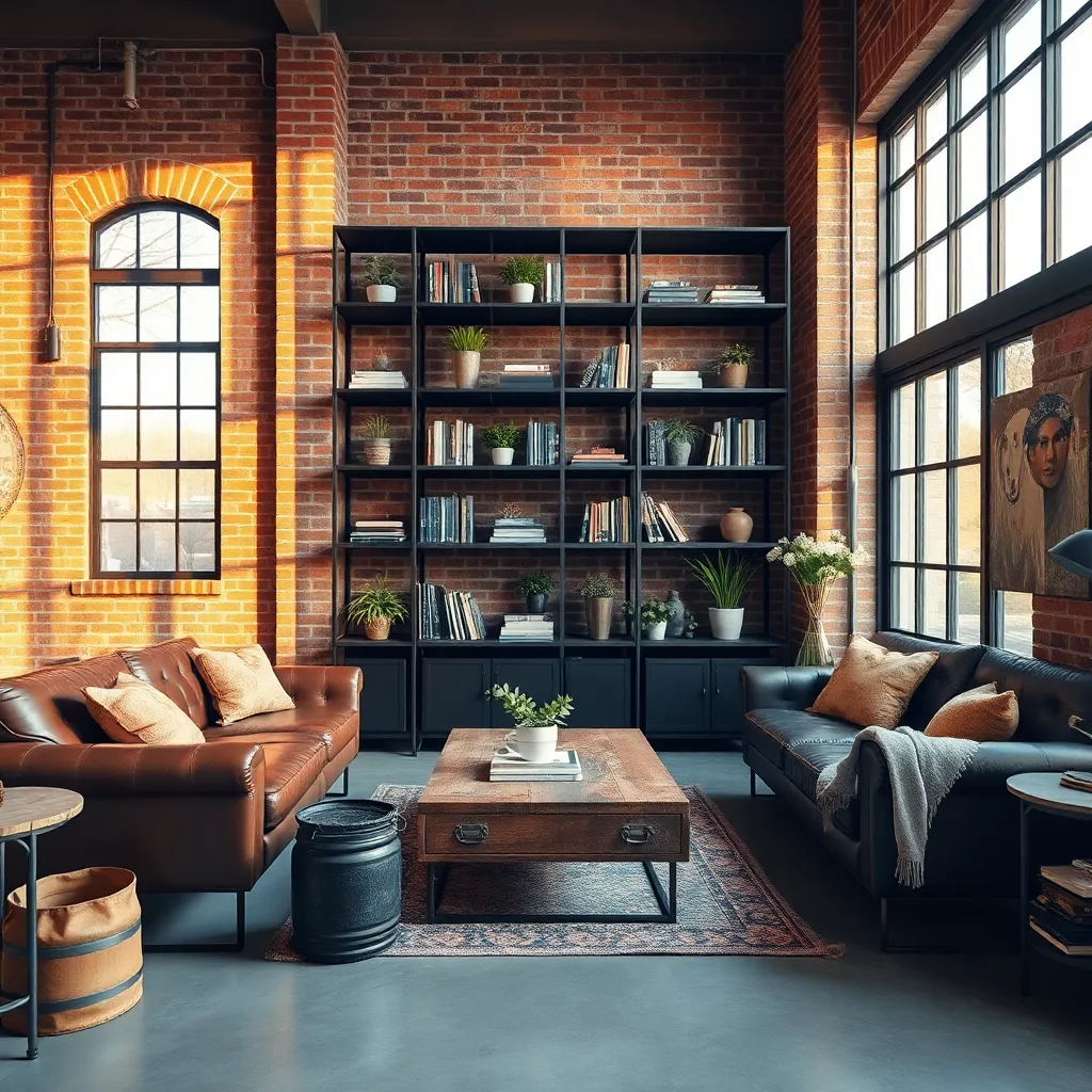 Industrial Bookshelf (Bold Organization)