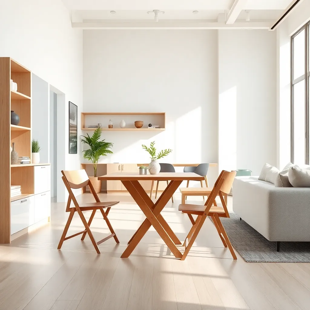 Maximizing Space with Folding Furniture