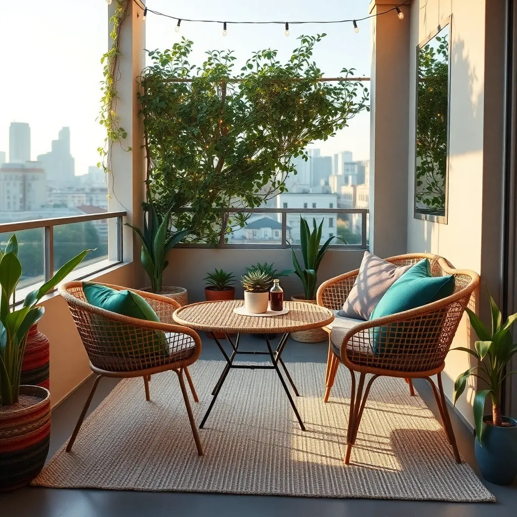 Compact Balcony Retreat (Urban Escape)