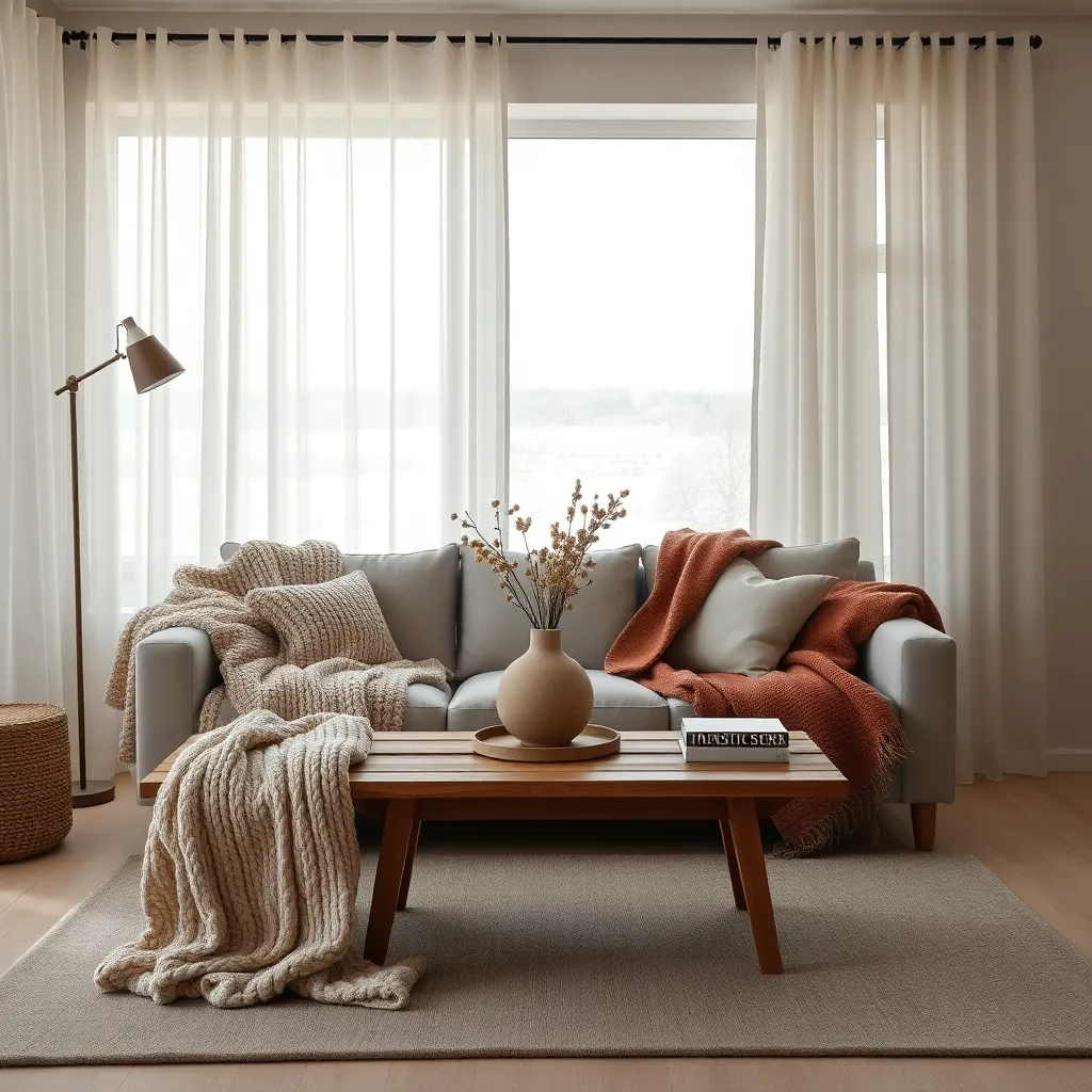 Add Cozy Textiles and Throws