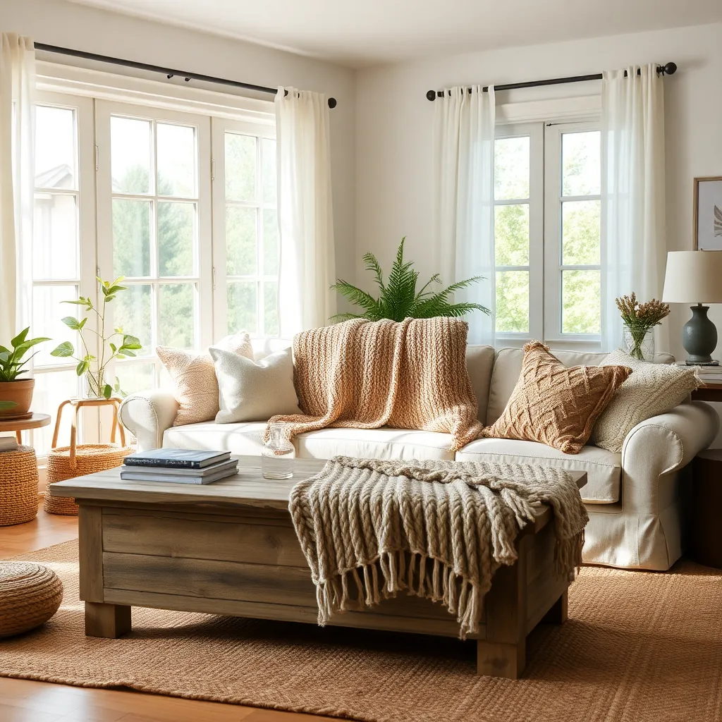 Incorporate Cozy Woven Textiles