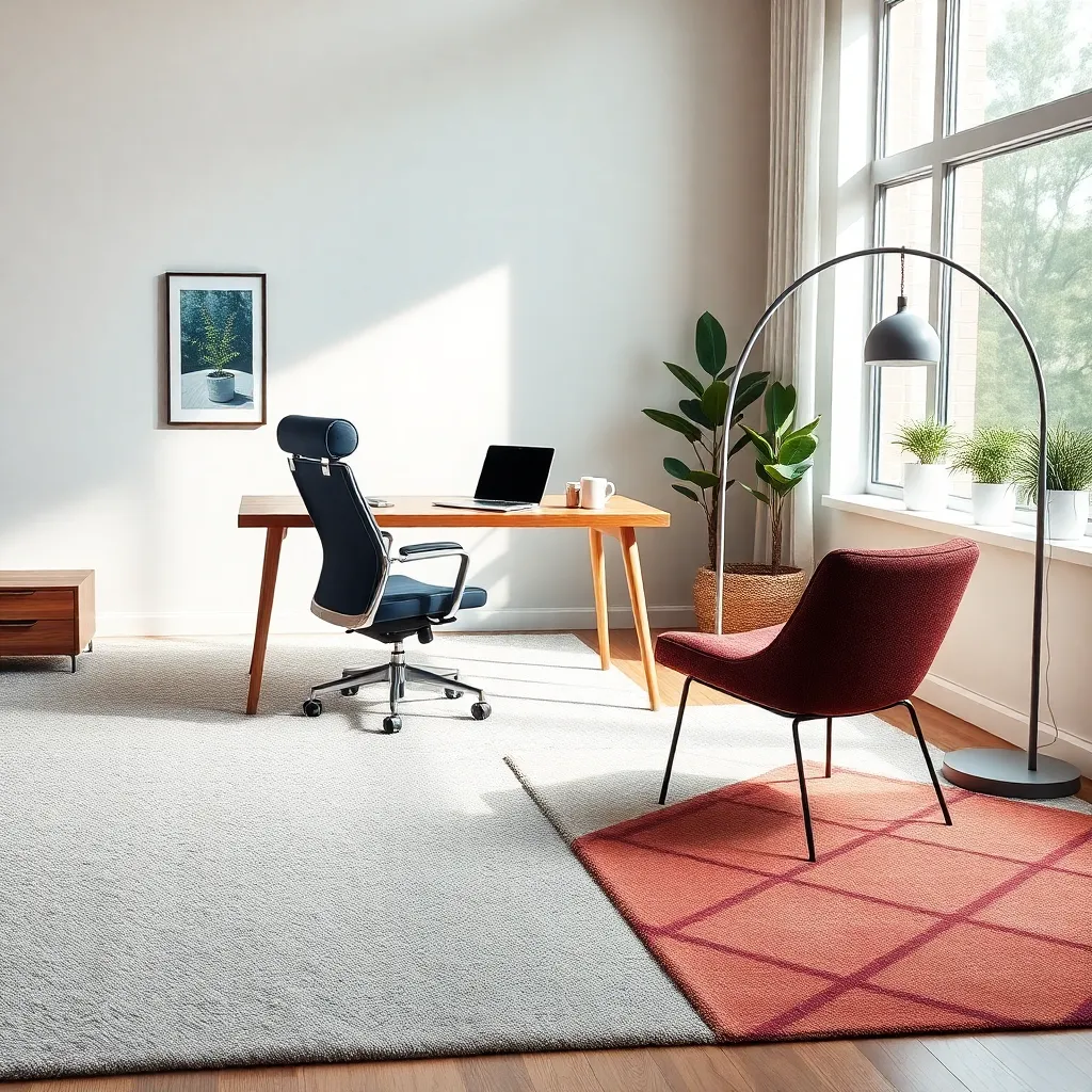 Define Zones with Area Rugs