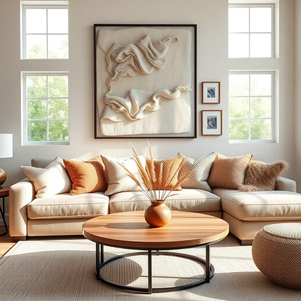 Utilize Textured Art Pieces
