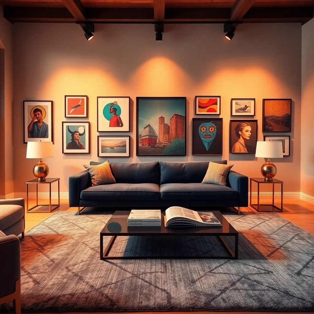 Highlight Art with Spotlights
