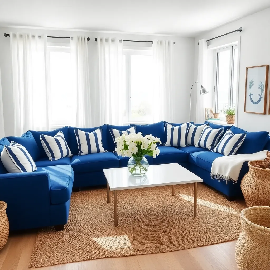 Cobalt Blue & Crisp White (Coastal Refresh)