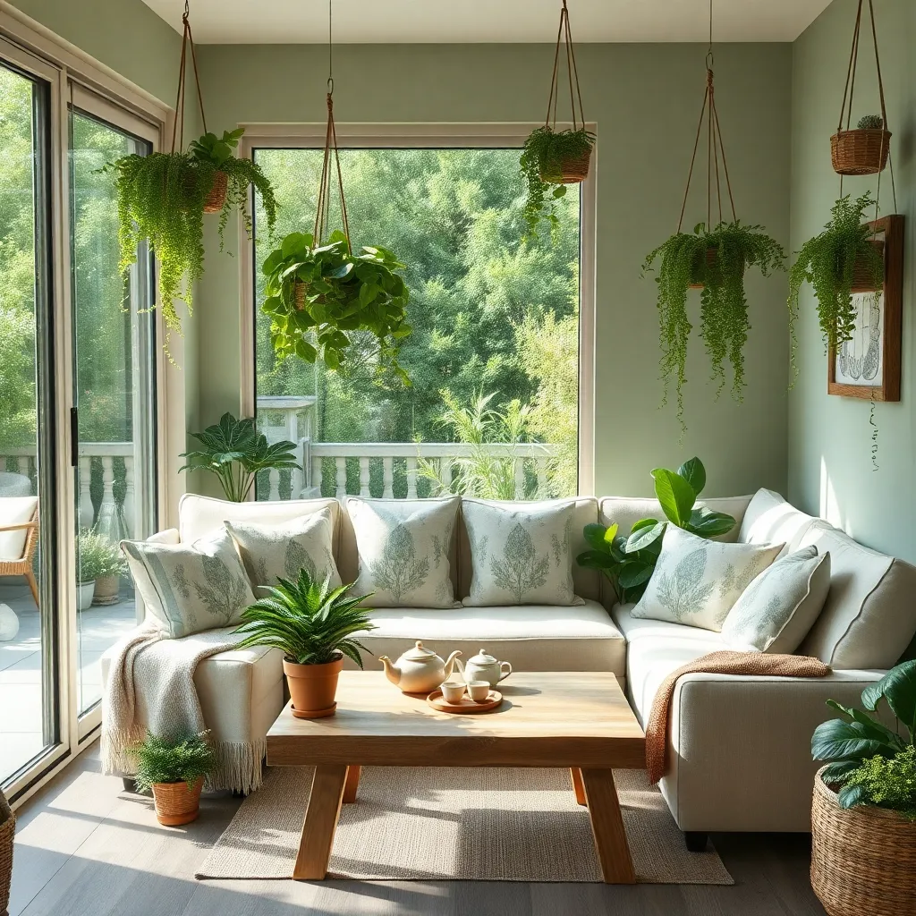 Garden-Inspired Relaxation Zone (Nature Integration)