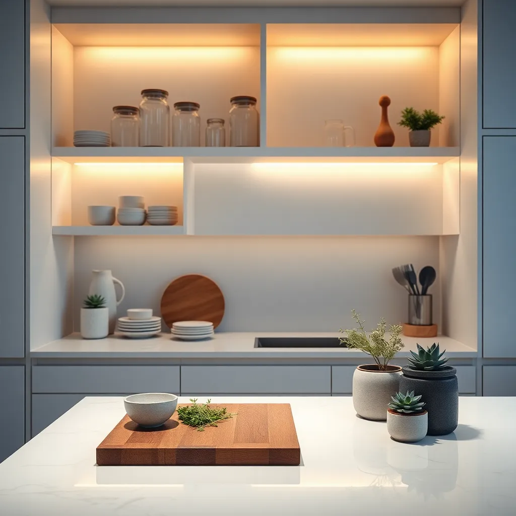 Incorporate Under-Cabinet Lighting