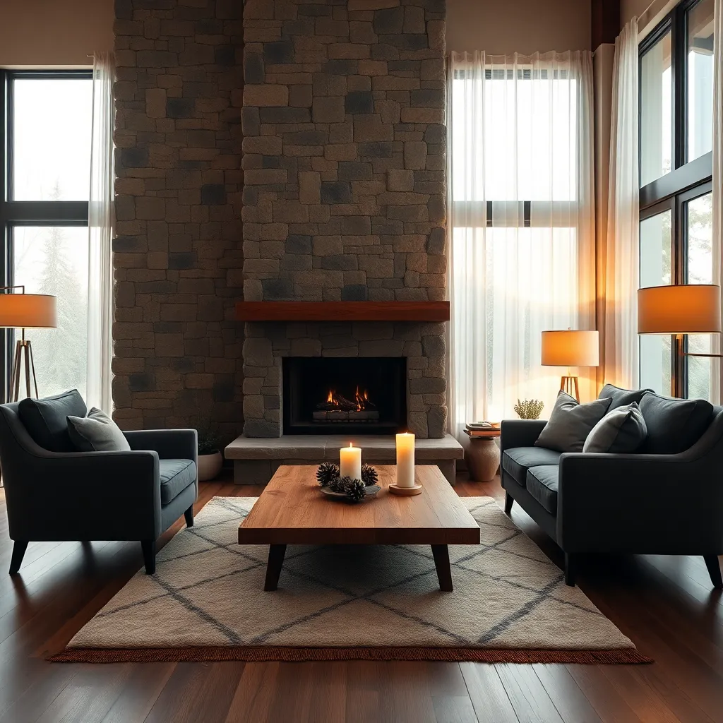 Include a Statement Fireplace