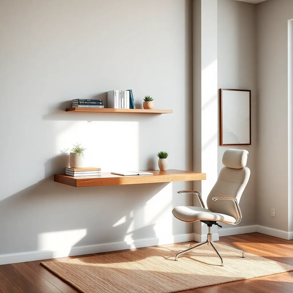Install Floating Wall Desks