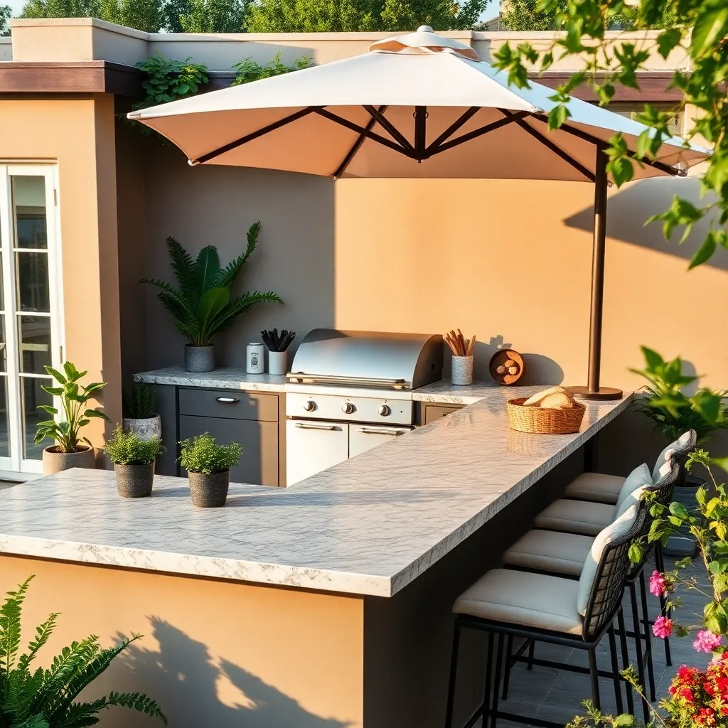 Outdoor Kitchen Hub (Culinary Creativity)
