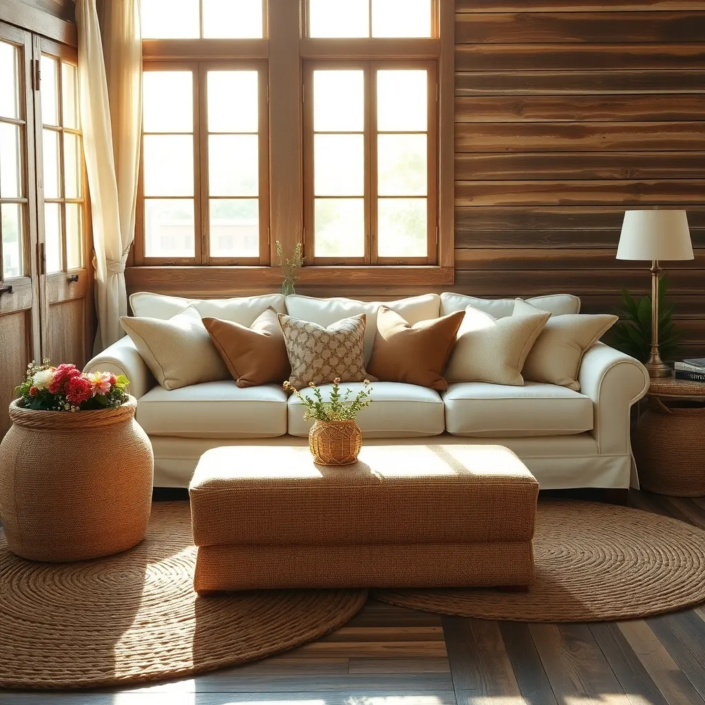 Layer Textures with Burlap and Linen