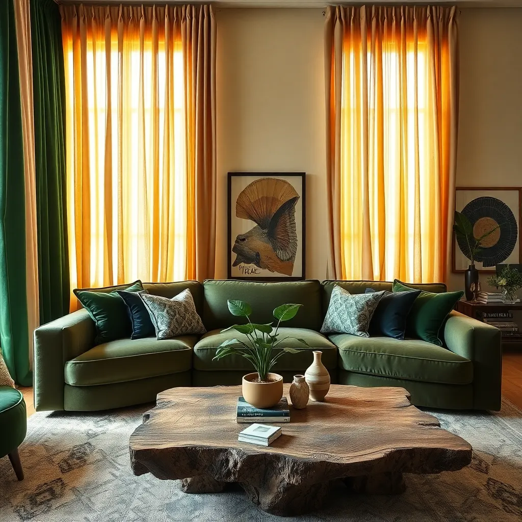 Layered Curtains (Luxurious Depth)
