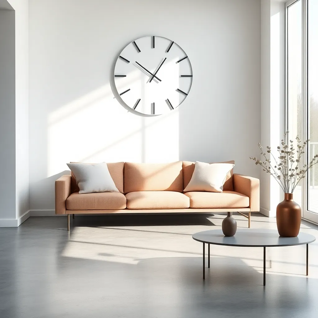 Minimalist Clocks as Art Pieces