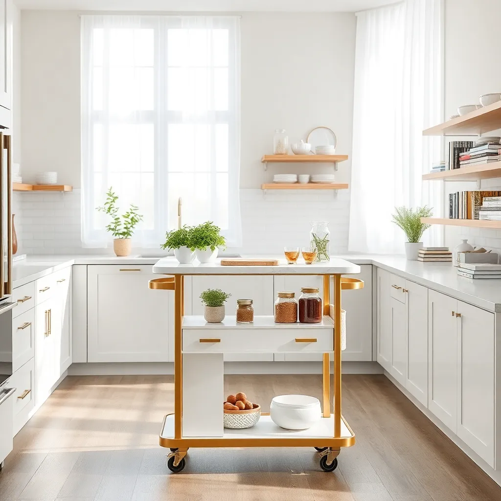 Rolling Kitchen Carts (Flexible Utility)