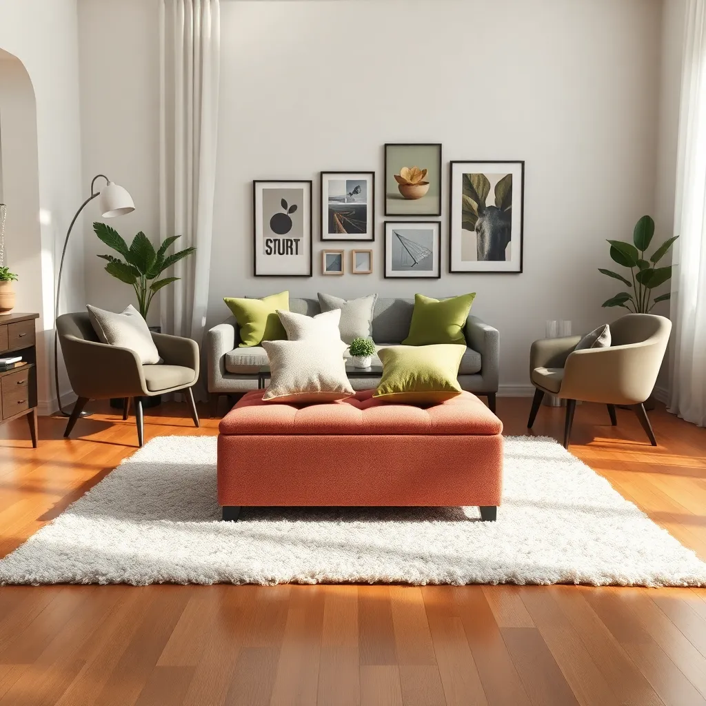 Incorporate Storage Ottoman Benches