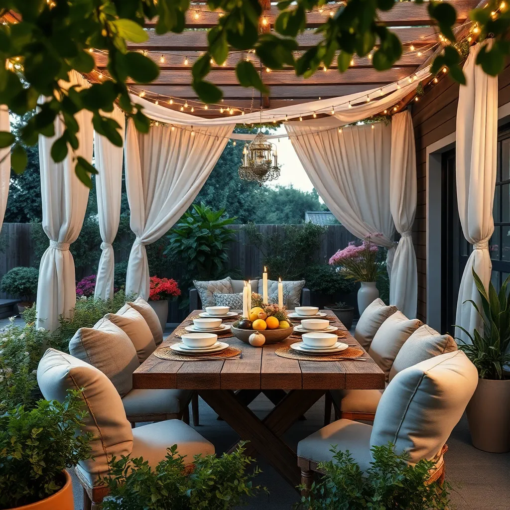 Open-Air Dining Nook (Alfresco Entertaining)