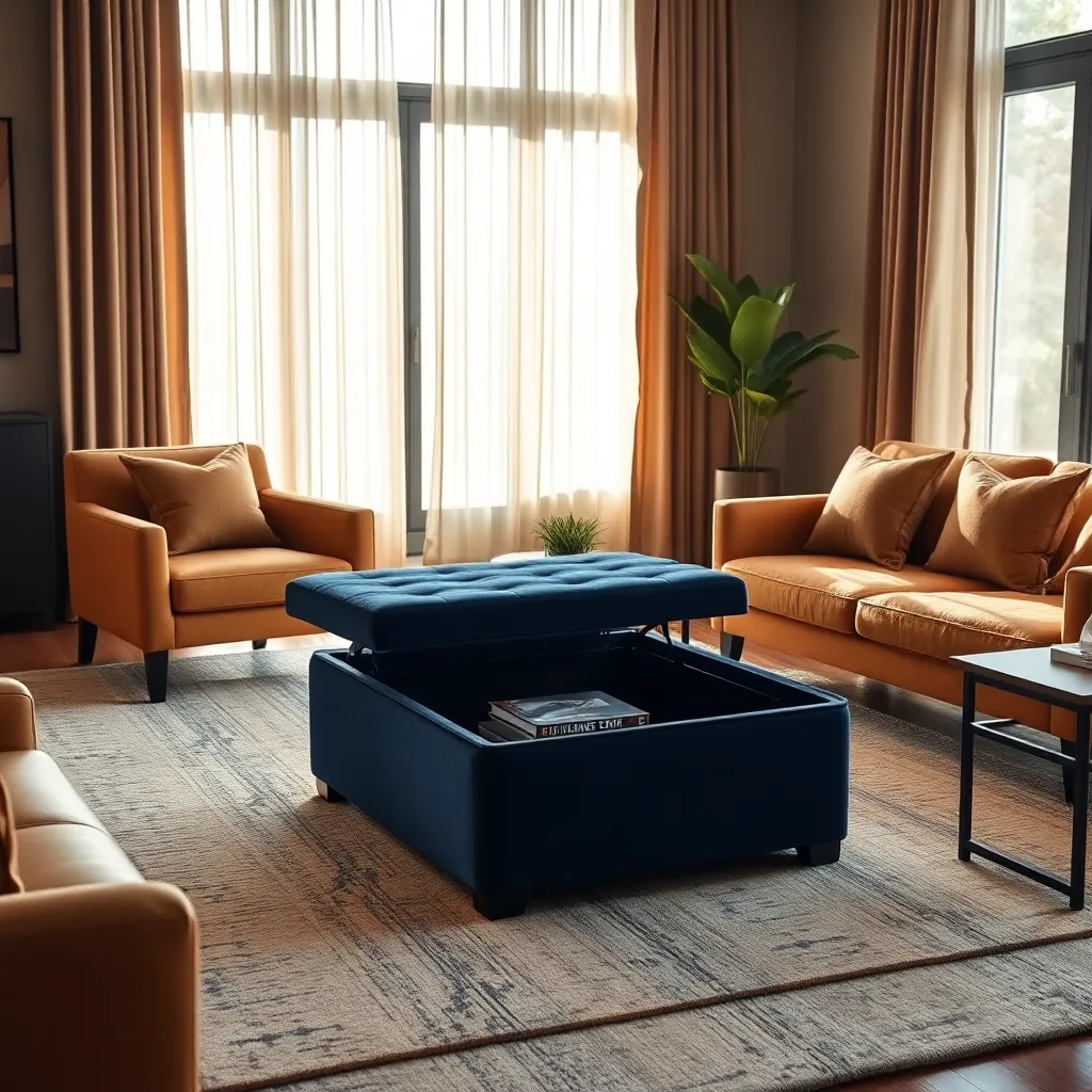 Multi-Functional Ottoman (Concealed Storage)