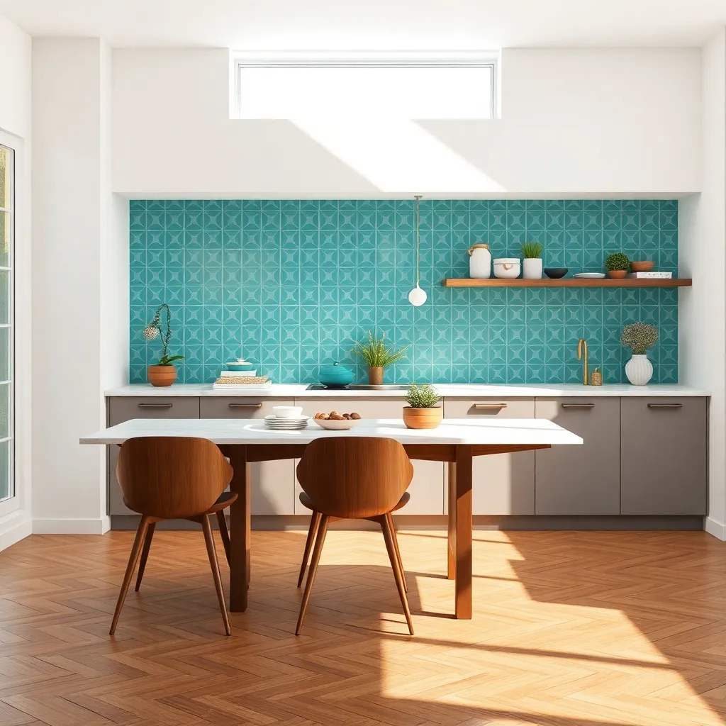 Utilize Bold Backsplash Patterns