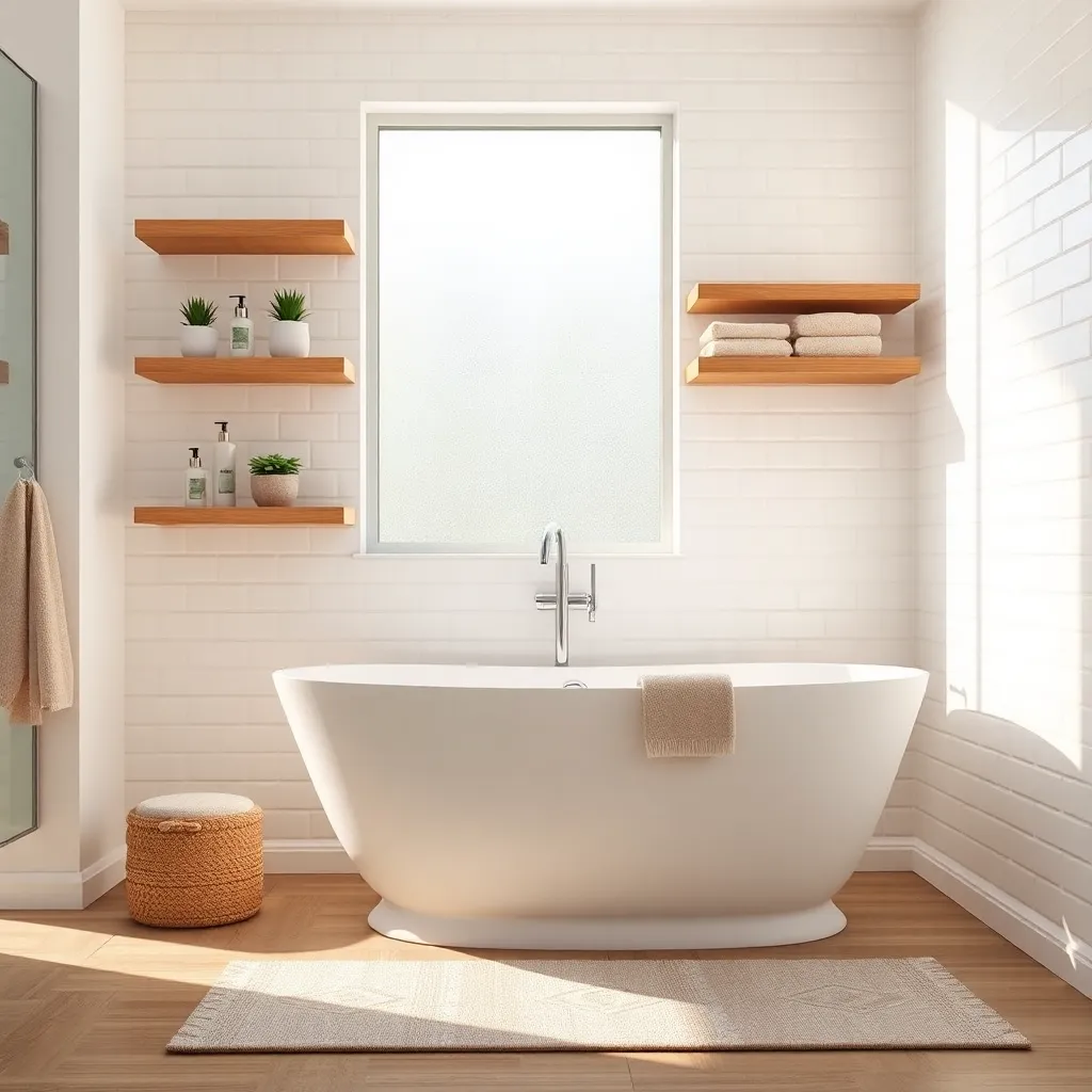 Opt for Sleek Floating Shelves