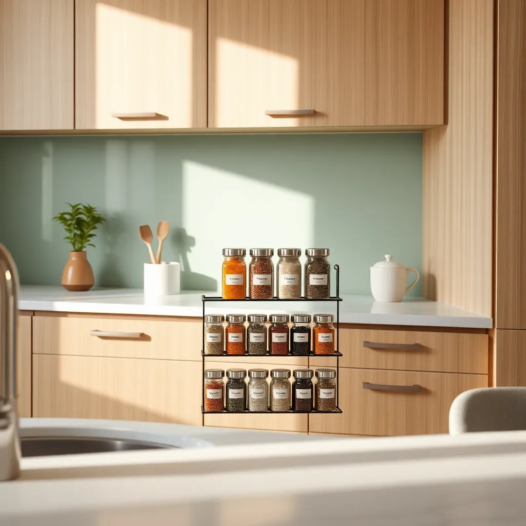 Magnetic Spice Racks (Easy Kitchen Sorting)