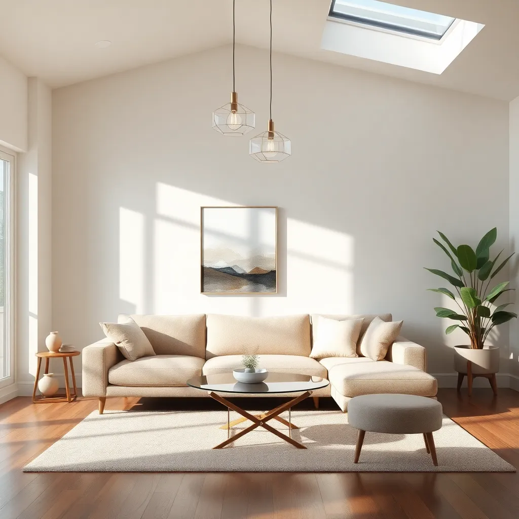 Utilize Sleek Minimalist Lighting