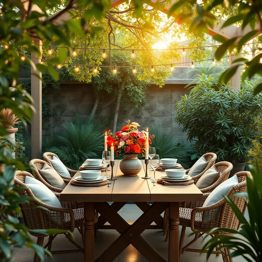 Open-Air Dining Nook (Al Fresco Feasting)