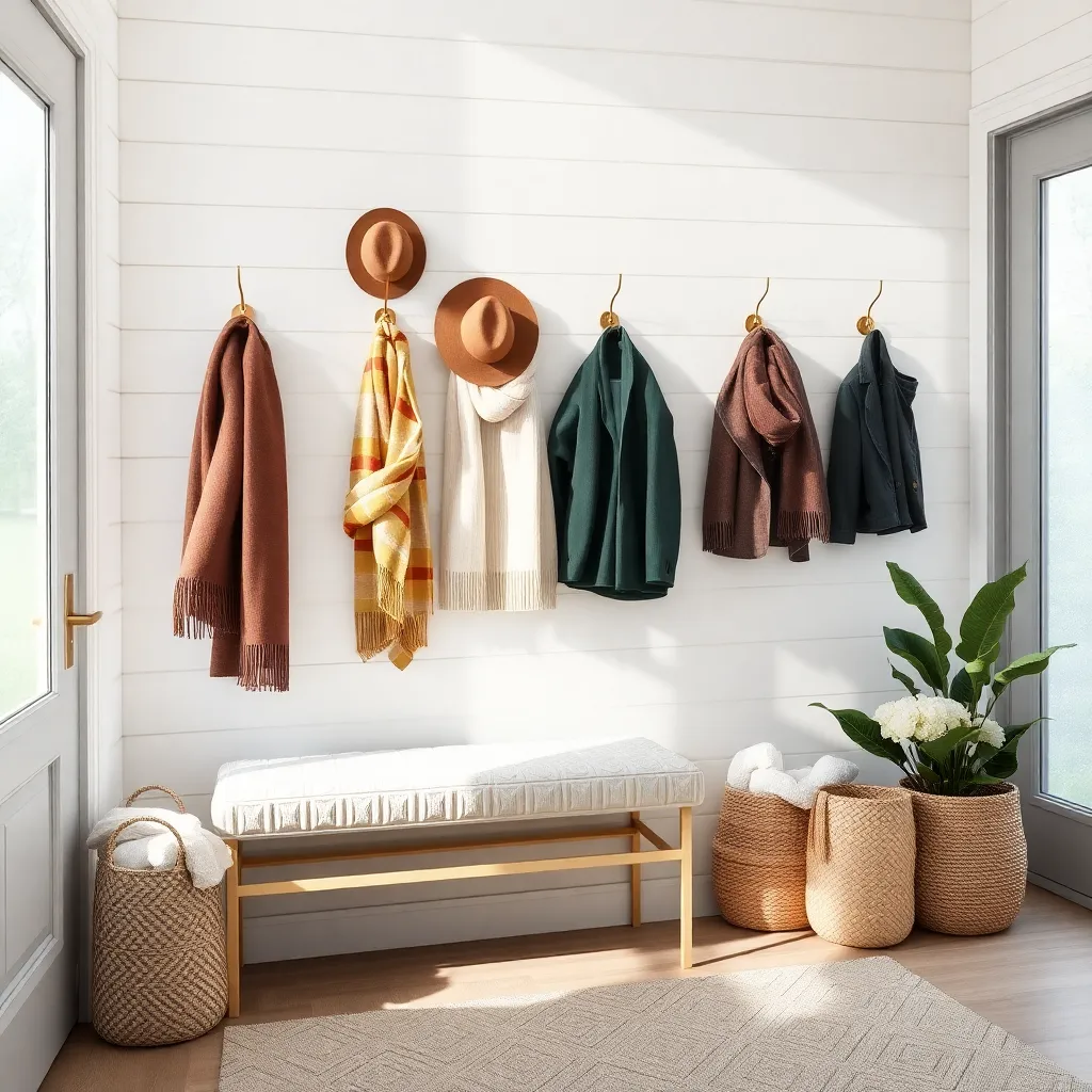 Chic Coat Hooks (Organized Entry)