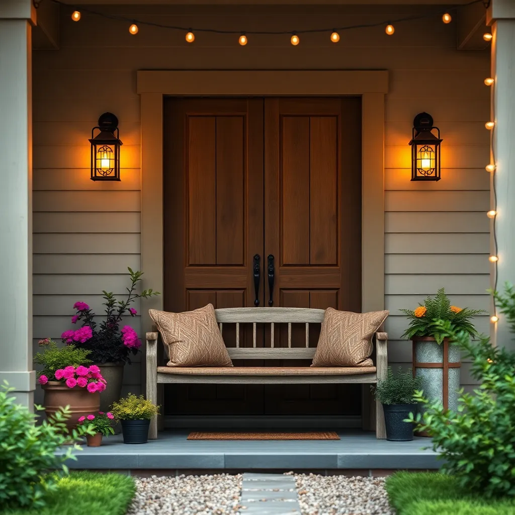 Lantern-Style Outdoor Sconces (Welcoming Exterior Glow)