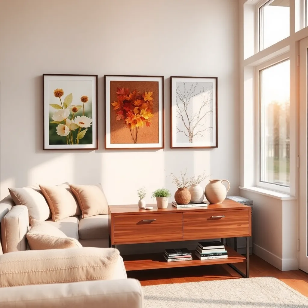 Display Rotating Seasonal Art