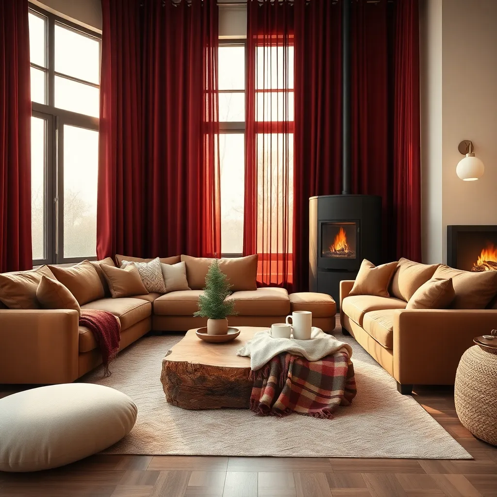 Install Heavy Drapes for Warmth