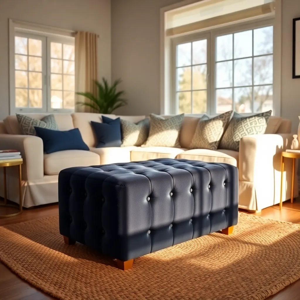 Tufted Ottoman (Versatile Comfort)