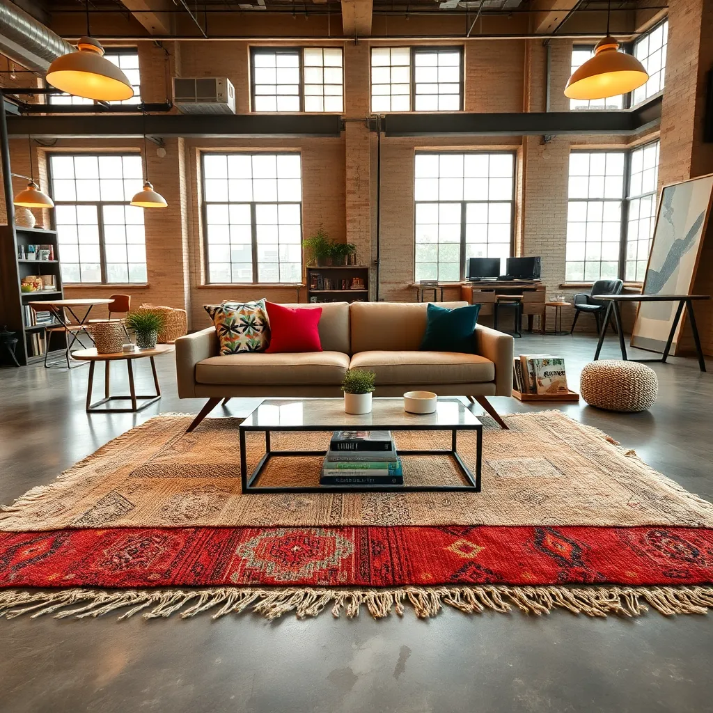 Layer Rugs for Depth