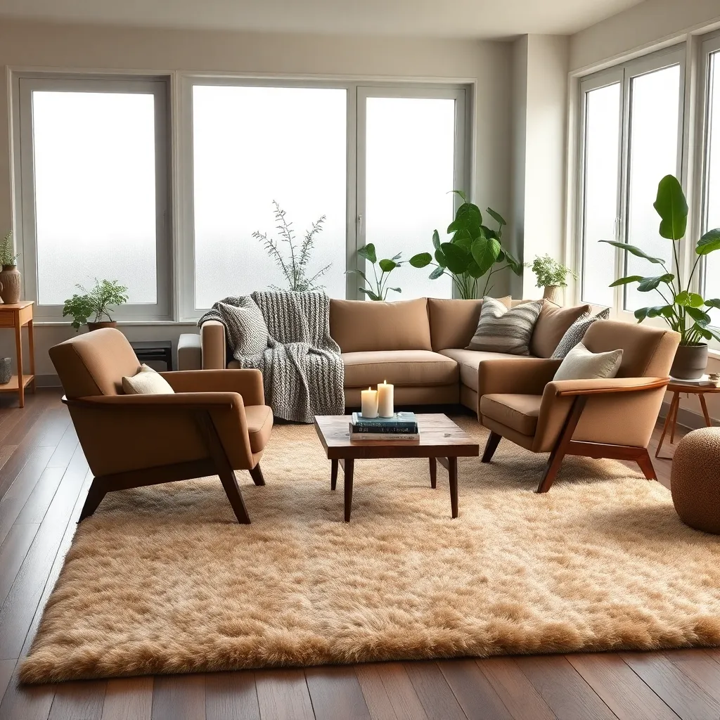 Add Plush Area Rugs