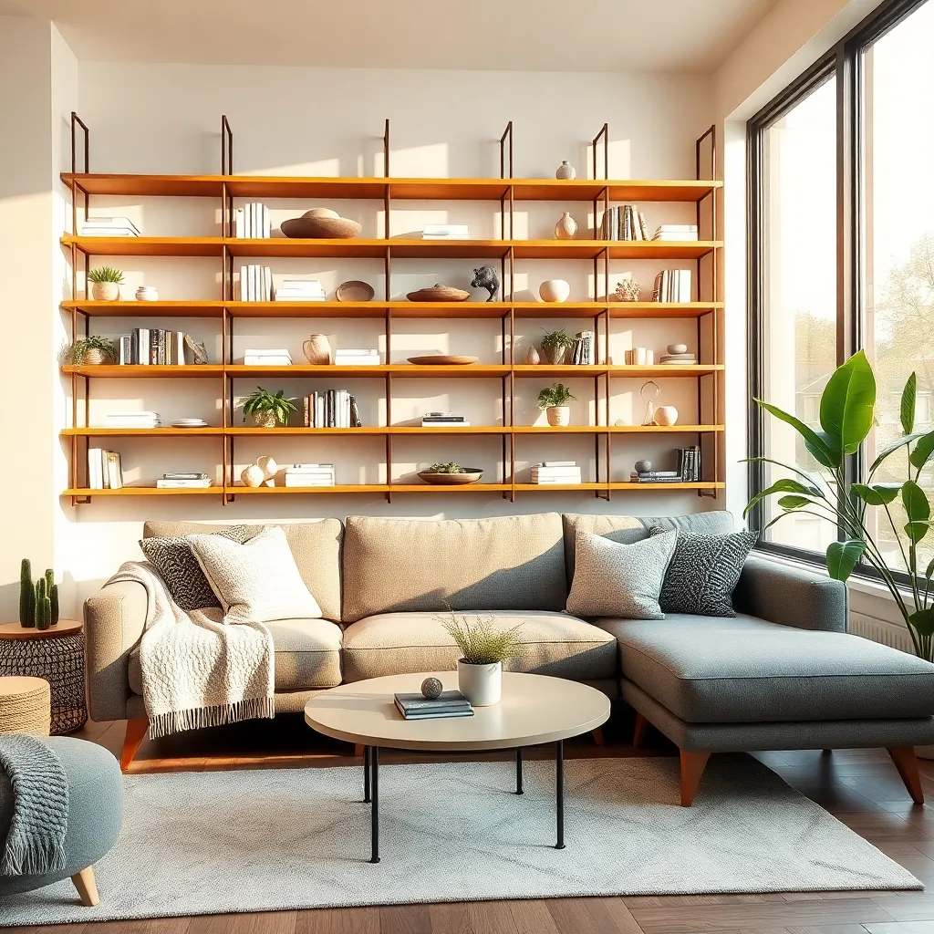 Vertical Wall Shelving (Maximized Vertical Space)
