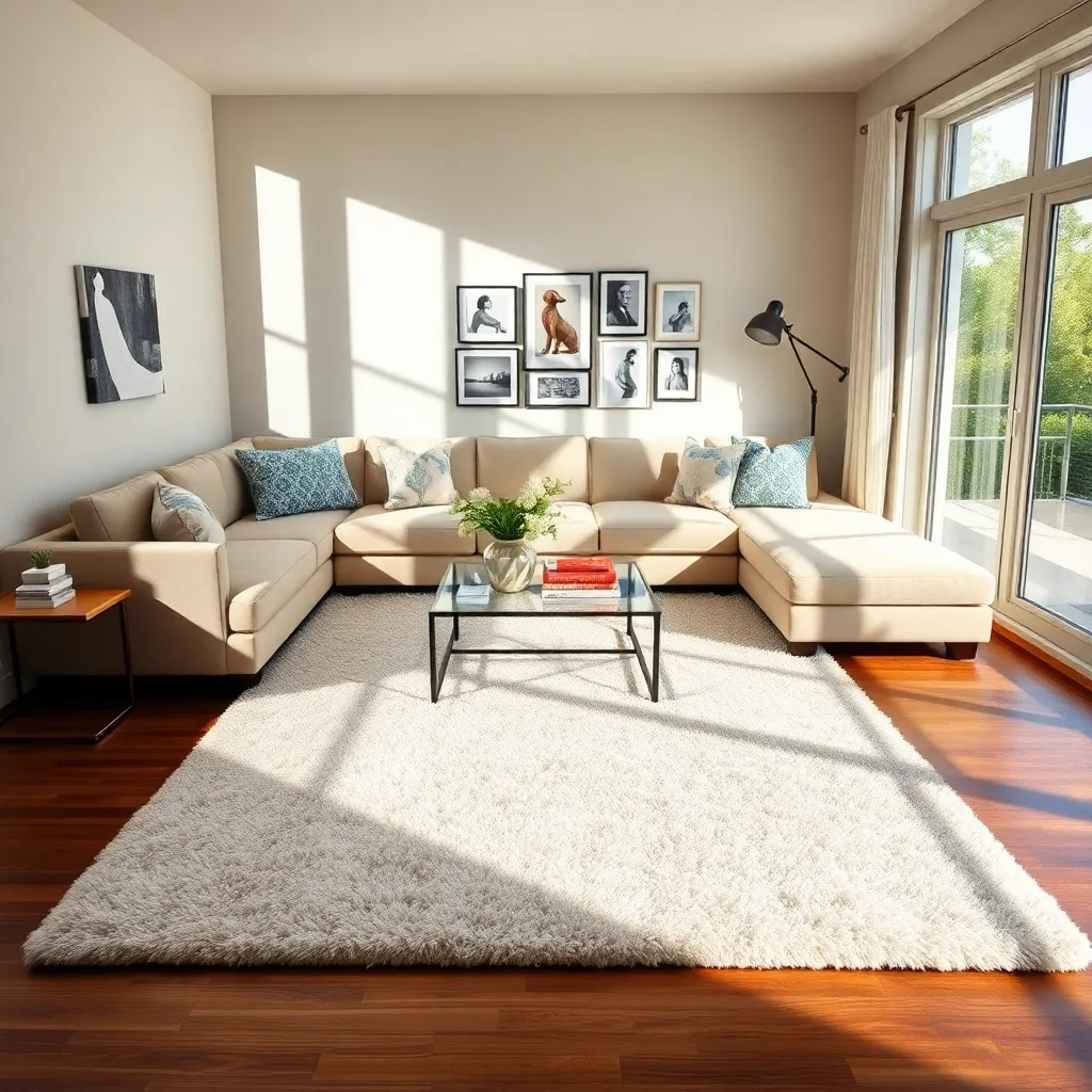Overlooking Rug Sizing (Defines and Anchors Spaces)
