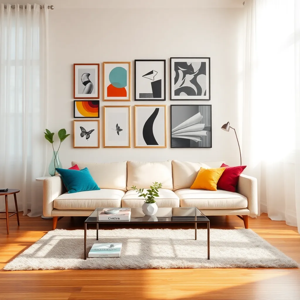 Misplacing Artwork Height (Promotes Eye-Level Engagement)