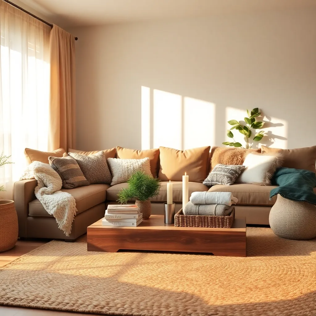 Layer Cozy Textures and Fabrics