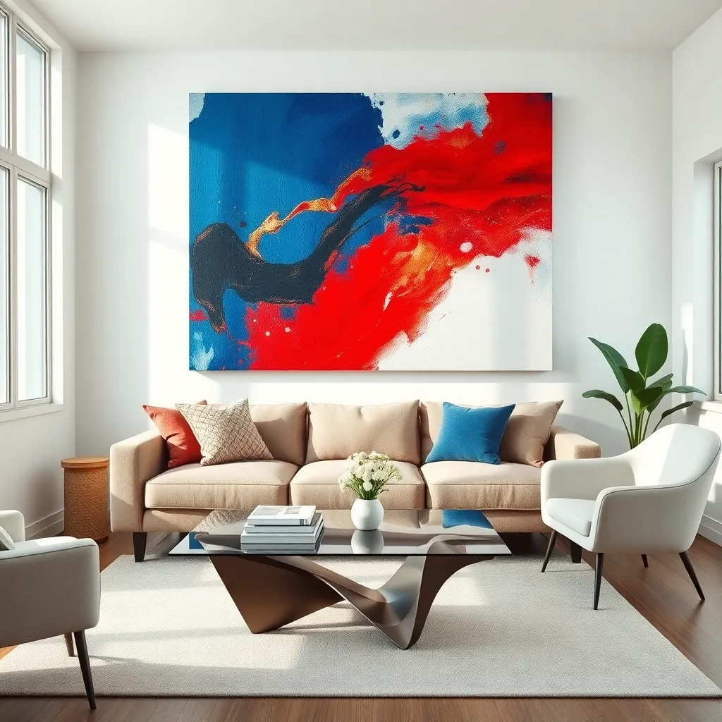 Oversized Statement Piece Placement (Bold Impact)