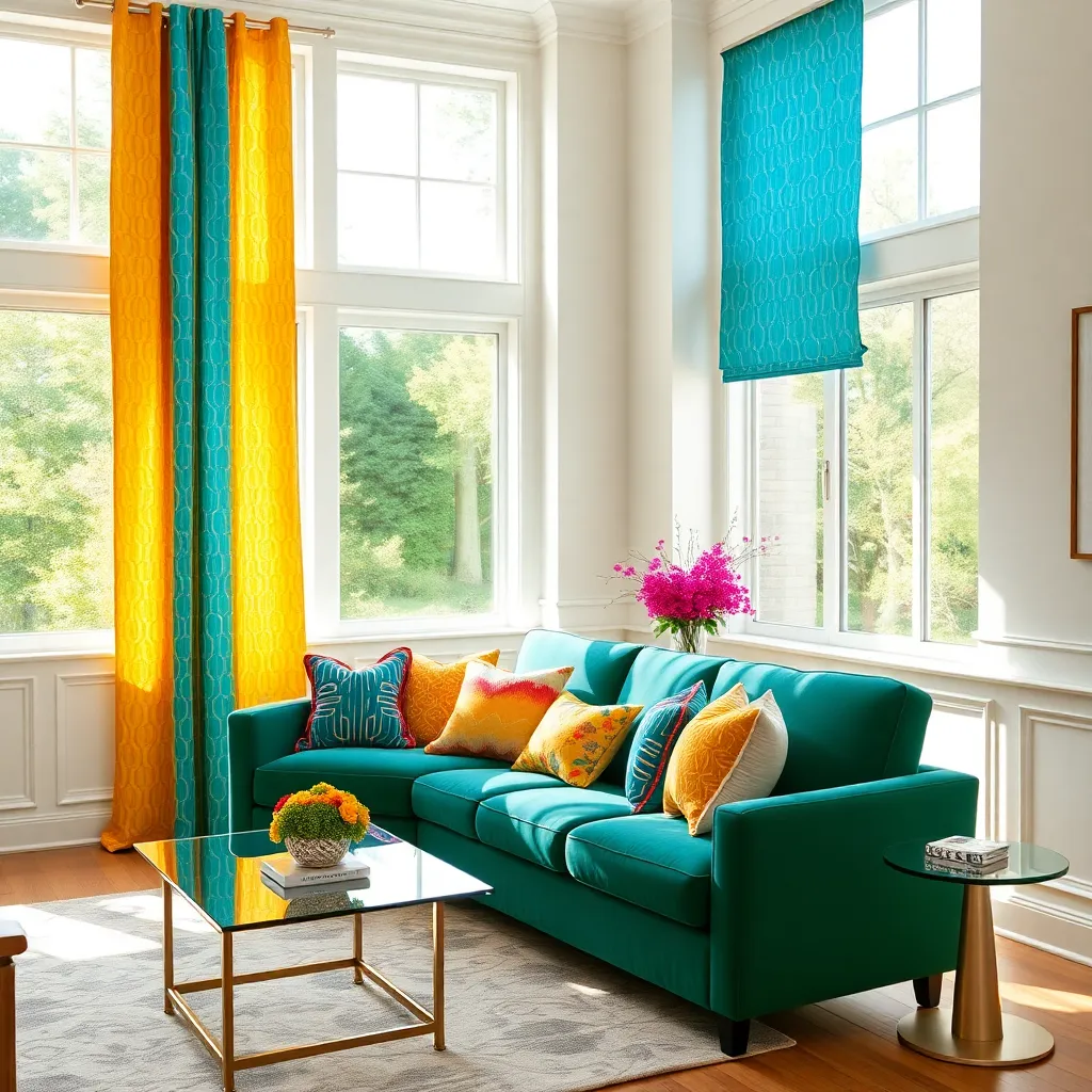 Choose Colorful Window Treatments