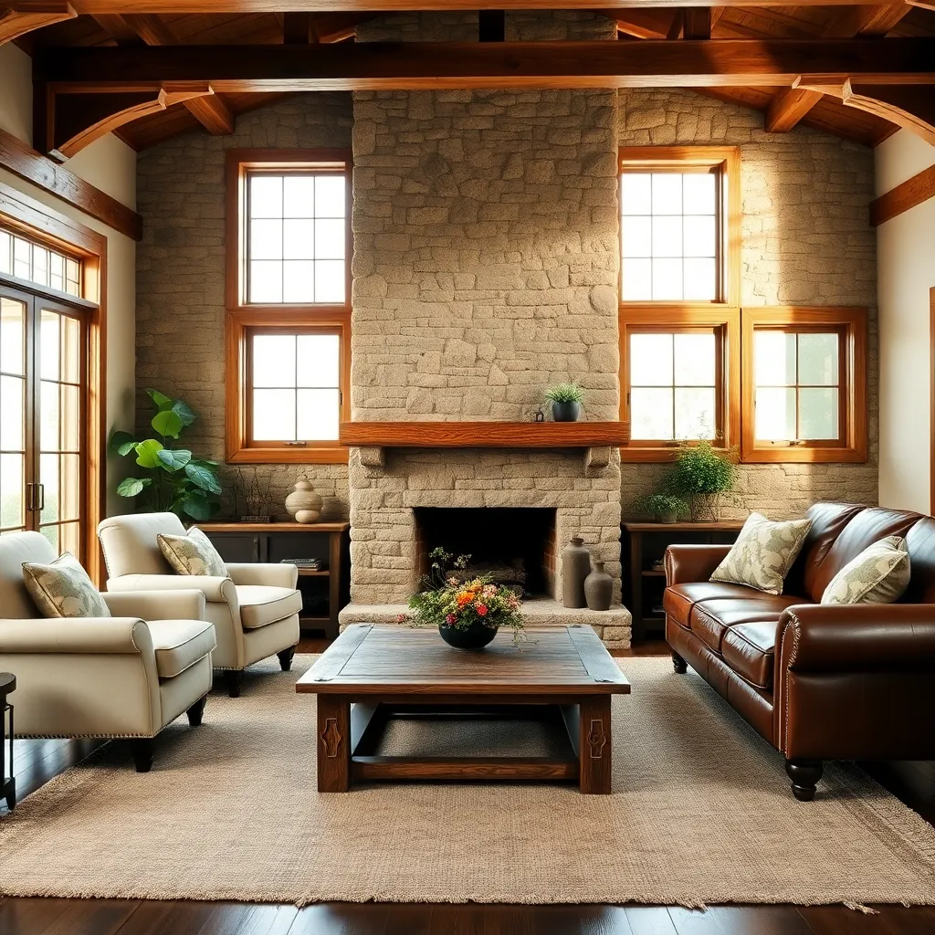 Feature Rustic Stone Elements