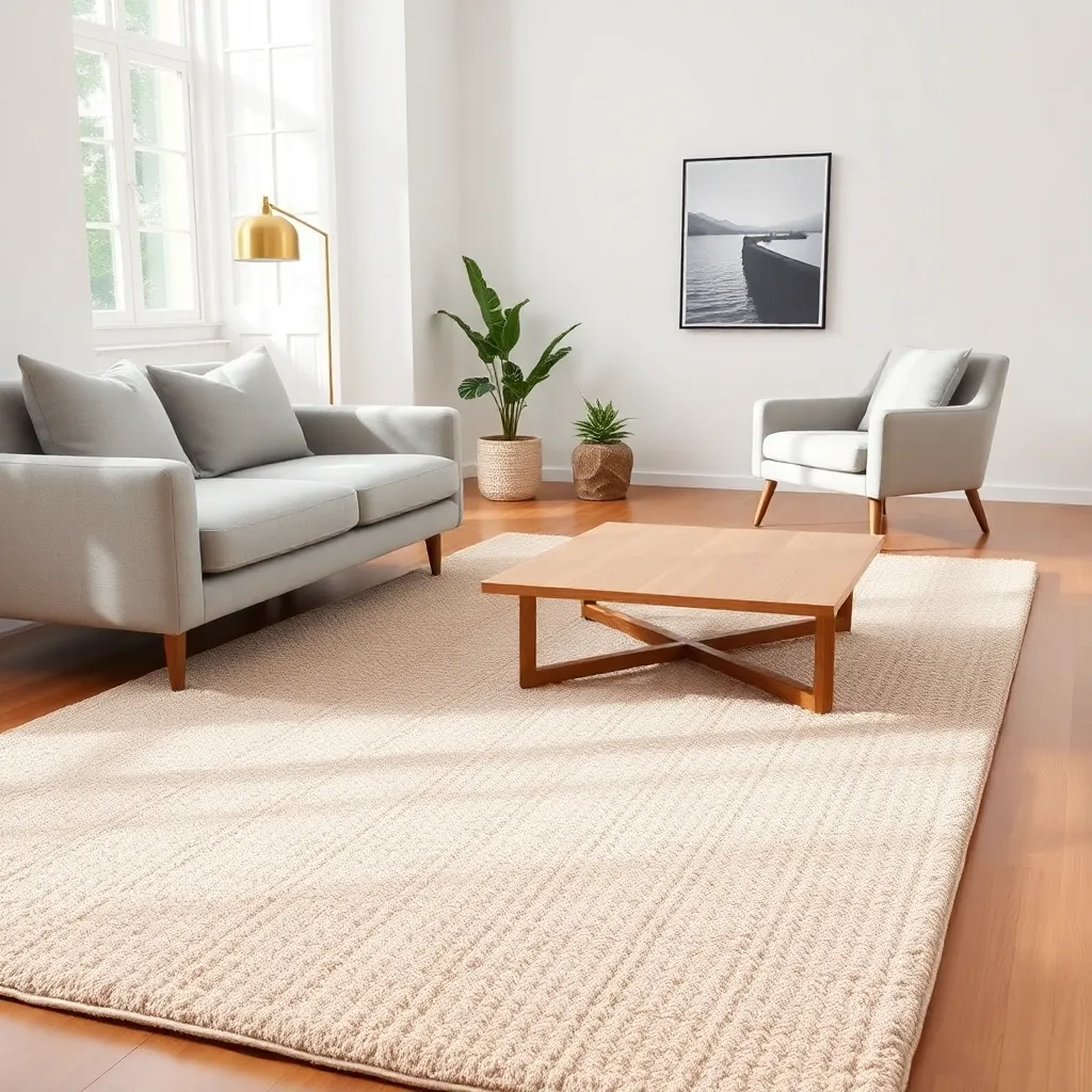 Minimalist Rugs with Texture