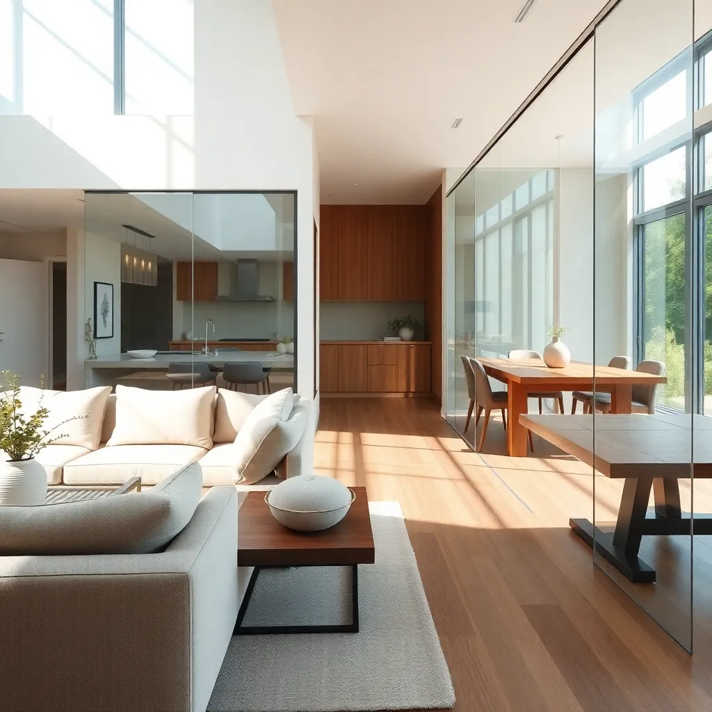 Enhance Light with Glass Partitions