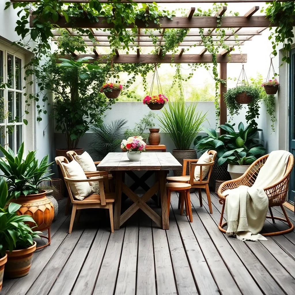 Reclaimed Material Accents (Eco-Friendly Style)