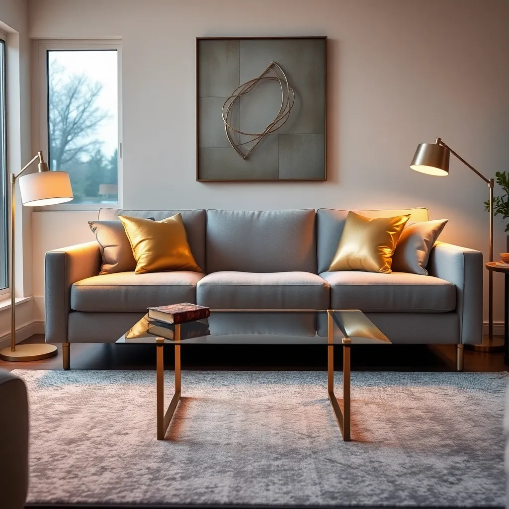 Integrating Sleek Metallic Accents