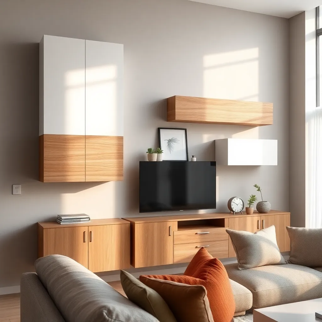 Stylish Floating Cabinets Ideas