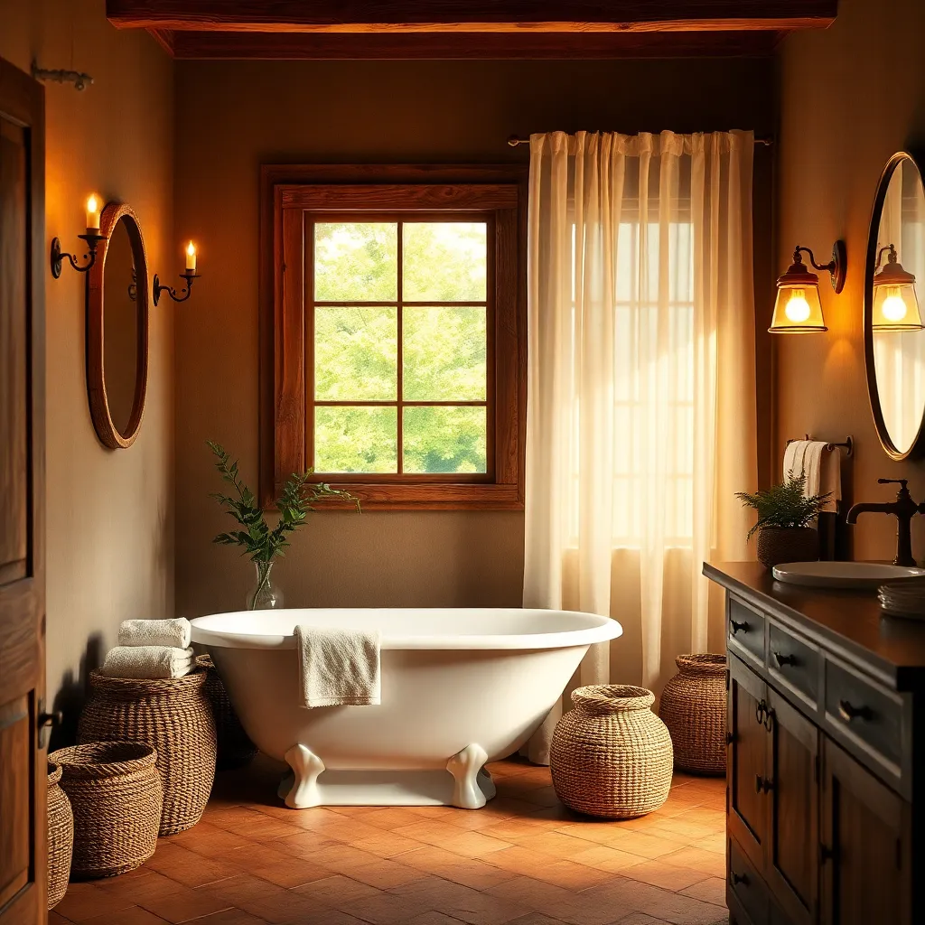 Enhancing Ambiance with Rustic Lighting