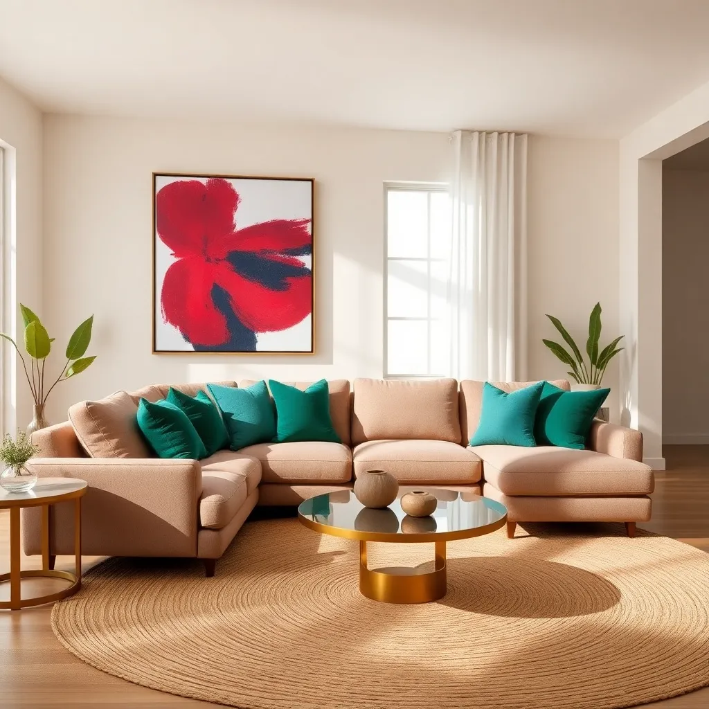 Accenting Neutrals with Bold Touches